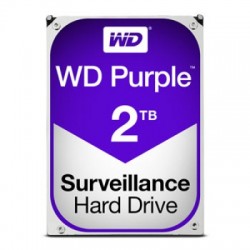 Disco Duro Interno Western Digital WD20PURZ Purple 3.5'', 2TB, SATA III, 6 Gbits, 5400 RPM, 64MB Cache
