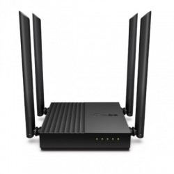 Router Inalámbrico TP-LINK AC1200, 867 Mbit/s, Externo, 4, Negro