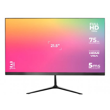 Monitor ACTECK Captive Vivid SP215, 21.5 pulgadas, 250 cd / m², 1920 x 1080 Pixeles, 5-8 ms, Negro