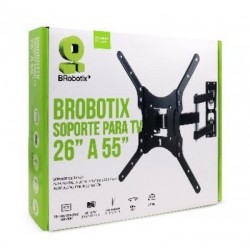Soporte de Pared MOVIL para TV de 26 a 55 Pulgadas, De Acero, Resistencia 35kg
