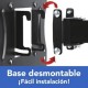 Soporte de Pared MOVIL para TV de 26 a 55 Pulgadas, De Acero, Resistencia 35kg